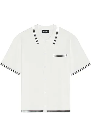 SER.O.YA Mayson Knit Button Down Shirt in . Size S, XL/1X.