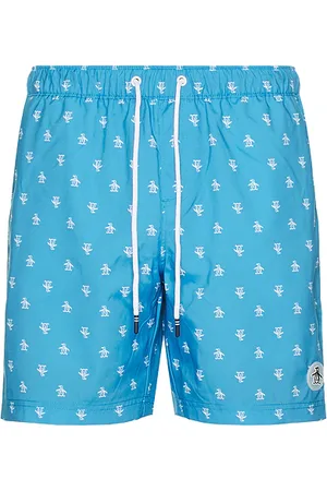 Original Penguin 7 Volley All Over Print Re-Pete Swim Trunk in . Size M, S, XL/1X.