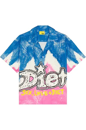 Diet Starts Monday Knievel Button Up Shirt in . Size M, S.