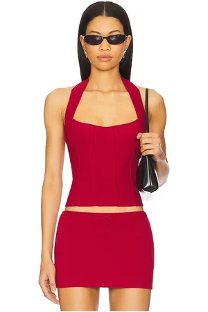 Mirror Palais Knit Halter Top in . Size M, S.