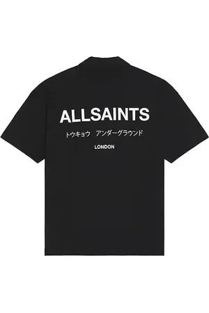AllSaints Underground Polo Shirt in . Size M, S.