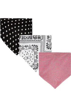 petit moments X REVOLVE Head Scarf Set in Black,White.