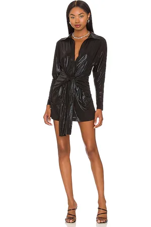 Norma Kamali Ty Front NK Shirt Dress in . Size XS.