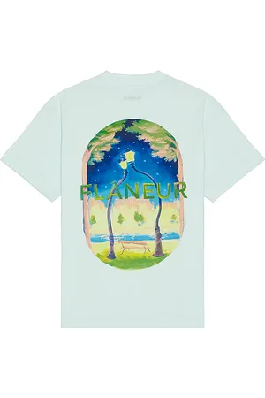 FLÂNEUR Lanterns of Love T-Shirt in . Size M, S, XL/1X.