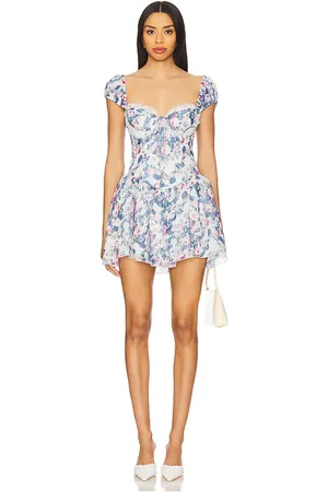 For Love & Lemons Audrey Floral Mini Dress in . Size M, S, XS.