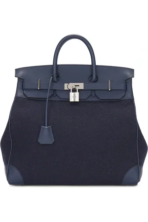 SIEDRES Hermes Togo & Felt Haut A Courroies 40 Handbag in .