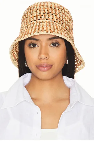Loeffler Randall Jocelyn Raffia Bucket Hat in .