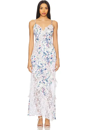 For Love & Lemons Josalyn Maxi Dress in . Size S, XS.