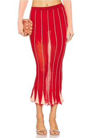 Isa Boulder Pleating Maxi Skirt in . Size XL, XS.