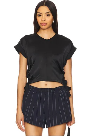 AllSaints Mira Satin Tee in . Size M, S, XS.