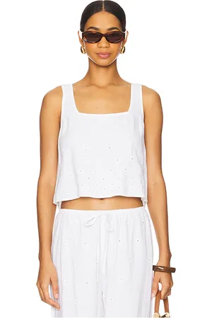 Bella Dahl Square Neck Button Back Tank in . Size M, XS.