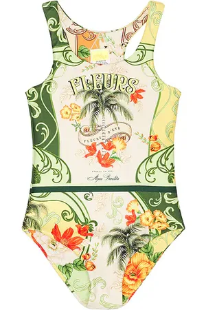 Agua Bendita Kids Nate ÃtÃ© One Piece Swimsuit in . Size 4.