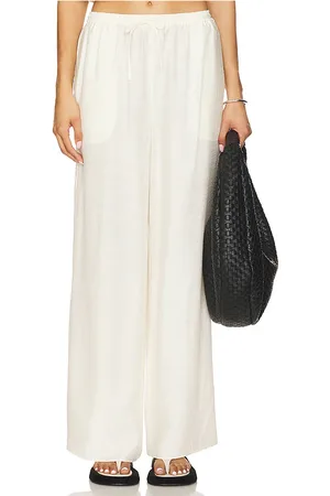 ONIA Textured Gauze Wide Leg Pant in . Size M, S, XL, XS.
