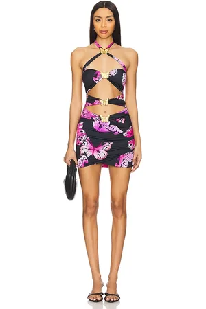 Cin Cin Marquee Dress in Black,Purple. Size M, S, XL, XS.