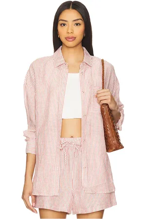 ONIA Air Linen Boyfriend Shirt in . Size XS.