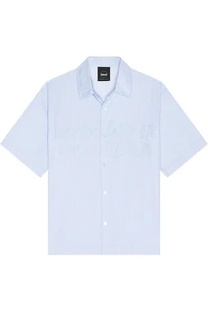 BOILER ROOM Poplin Short Sleeve Shirt in . Size M.