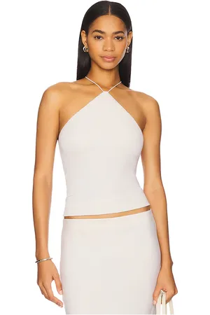 ENZA COSTA Silk Knit Halter Tank Top in . Size S, XS.