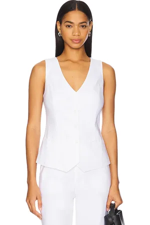 Favorite Daughter The Jones Linen Vest in . Size M, S.