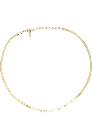 Maison Irem Herringbone Chain Necklace in .