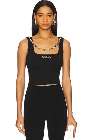 AREA Nameplate Tank Top in . Size S, XS.