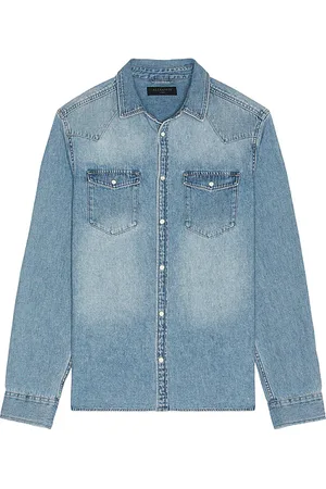 AllSaints Macgowan Long Sleeve Button Down Shirt in . Size M, S, XL/1X.