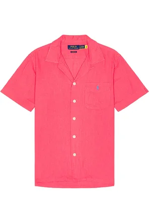 Ralph Lauren Short Sleeve Camp Pocket Sport Shirt in . Size M, S, XL/1X.