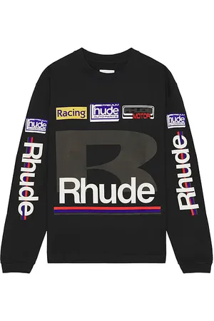 Rhude Petrol Patch Long Sleeve Tee in . Size M.
