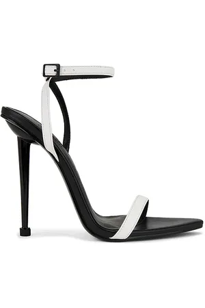 Femme LA Ford Sandal in Black,White. Size 11, 5, 6, 7, 8, 9.