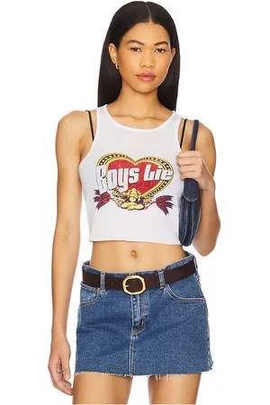 Boys Lie Breakfast Beers Beegee Tank Top in . Size XL/XXL, XS/S.