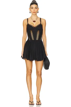 CHARO RUIZ IBIZA Gardenia Short Dress in . Size S, XS.