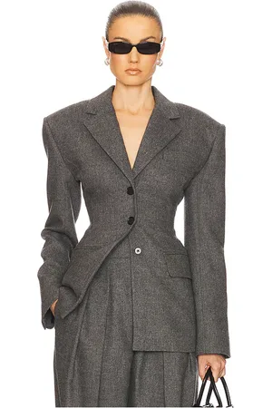 Helsa The Tweed S Curve Blazer in . Size M, S.