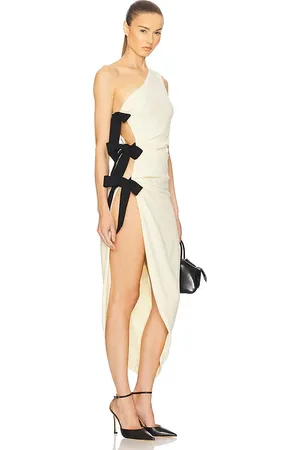 Helsa The Seline Dress With Bows in . Size M, S, XL, XS.
