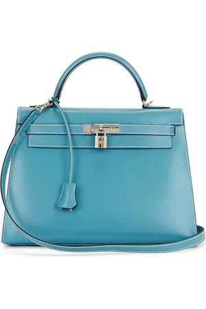 SIEDRES Hermes Box Kelly 32 Handbag in .