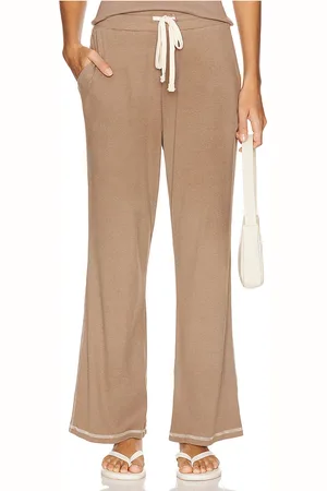 SUNDRY Rib Lounge Crop Flare in . Size S, XL, XS.