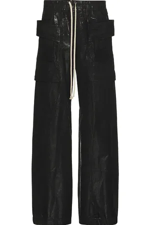 DRKSHDW BY RICK OWENS Creatch Wide Cargo Drawstring Pants in . Size S.