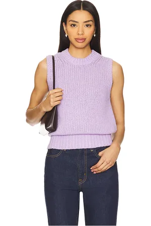 EAVES Daisy Sleeveless Knit Vest in . Size M, S, XL, XS, XXS.