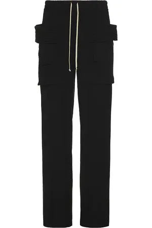 DRKSHDW BY RICK OWENS Creatch Wide Cargo Drawstring Pants in . Size M.