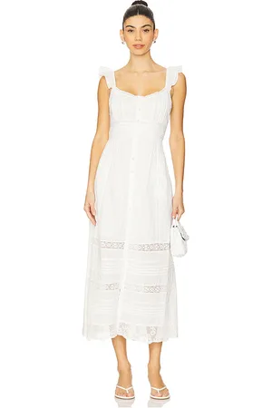 LOVESHACKFANCY Sufette Dress in . Size M, S, XL, XS.