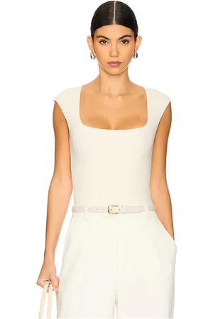 Commando Neoprene Cap Sleeve Bodysuit in . Size M, S, XL, XS.