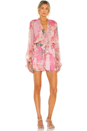 HEMANT AND NANDITA X REVOLVE Sage Romper in . Size M.