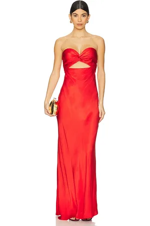 Essentiel Antwerp Hierro Strapless Midi Dress in . Size 36, 38, 40.