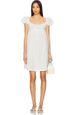 yuhan wang Puff Sleeve Embroidered Dress in . Size S.