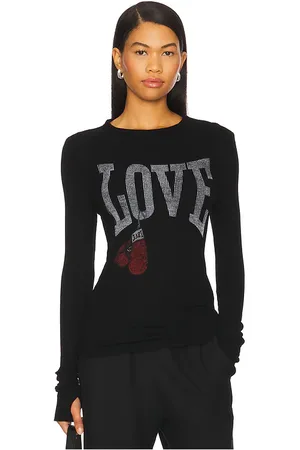 LAUREN MOSHI Mckinley Vintage Boxing Love Thermal Top in . Size M, S, XS.
