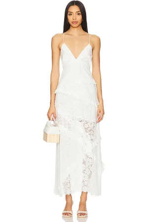 For Love & Lemons Rosalyn Maxi Dress in . Size S.