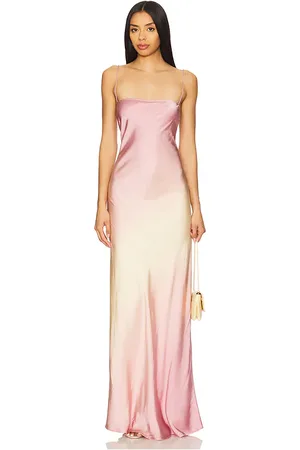 GOOD AMERICAN Satin Slip Maxi Dress in . Size S, XL/1X.