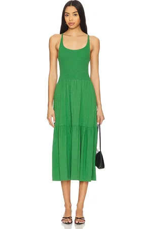 Nation LTD Penelope Cross Back Midi Dress in . Size XS.