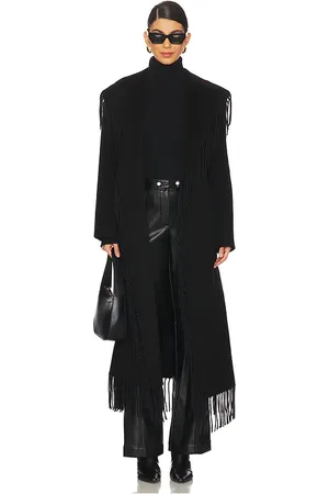 Simkhai Carrie Fringe Robe Coat in . Size S, XS.