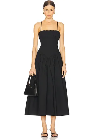 MAJORELLE Austin Midi Dress in . Size M, S, XL, XS, XXS.