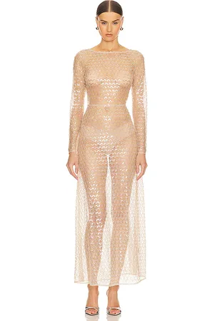 Song of Style Aura Embellished Maxi Dress in . Size S.