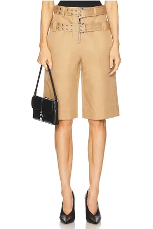 Ganni Bonded Belt Shorts in . Size 36, 38.